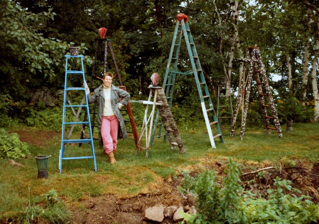 Photo inconnue, 1984, coll. Est-Nord-Est, résidence d'artistes.