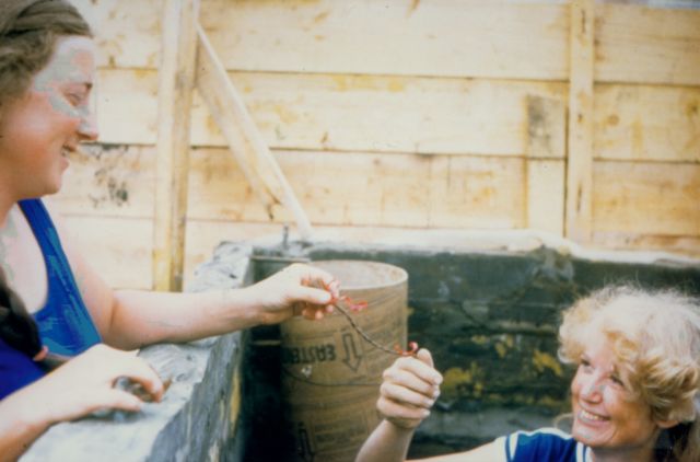 Photo inconnue, 1984, coll. Est-Nord-Est, résidence d'artistes.