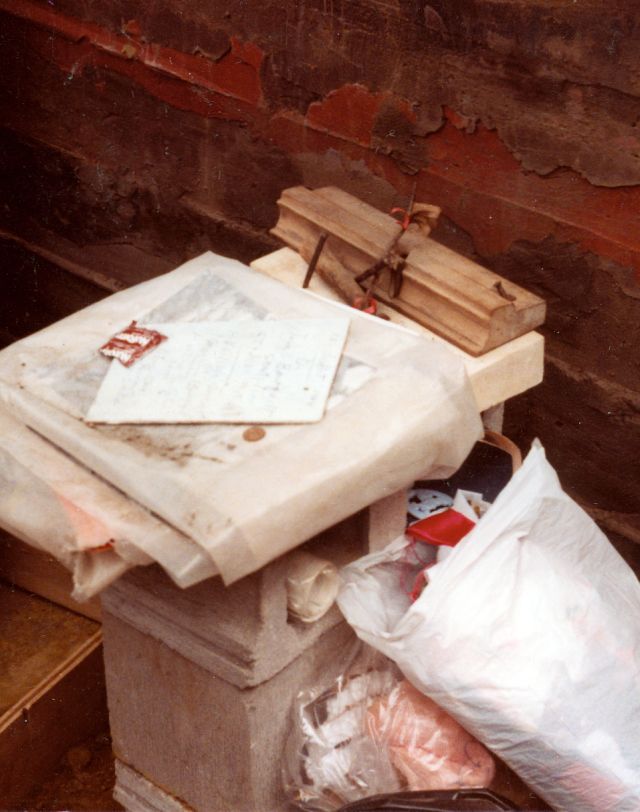 Photo inconnue, 1984, coll. Est-Nord-Est, résidence d'artistes.