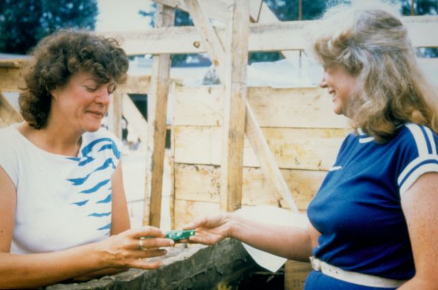 Photo inconnue, 1984, coll. Est-Nord-Est, résidence d'artistes.