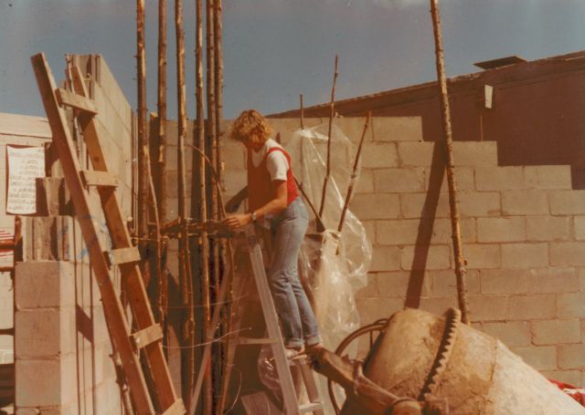 Photo inconnue, 1984, coll. Est-Nord-Est, résidence d'artistes.