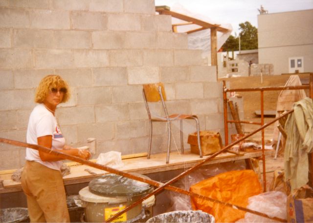 Photo inconnue, 1984, coll. Est-Nord-Est, résidence d'artistes.