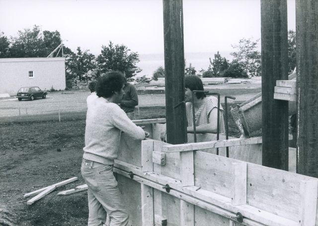 Photo inconnue, 1984, coll. Est-Nord-Est, résidence d'artistes.