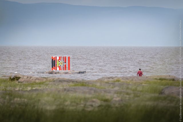 Photo Jean-Sébastien Veilleux, 2018, coll. Biennale de sculpture.