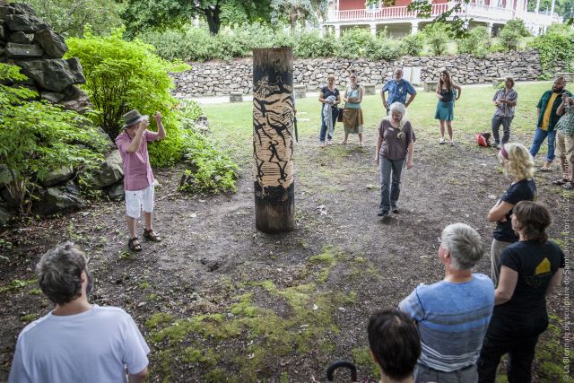 Photo Jean-Sébastien Veilleux, 2018, coll. Biennale de sculpture.