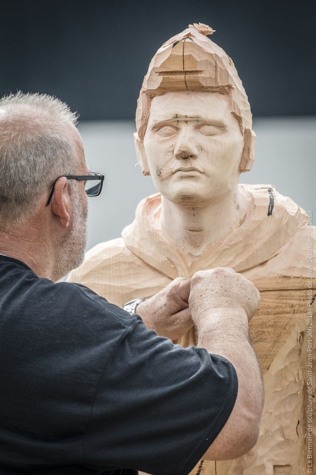 Photo Jean-Sébastien Veilleux, 2018, coll. Biennale de sculpture.