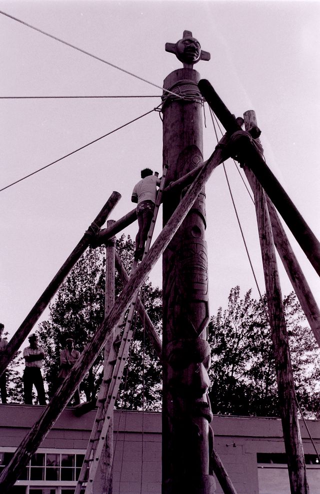 Photo inconnue, 1984, coll. Est-Nord-Est, résidence d'artistes.