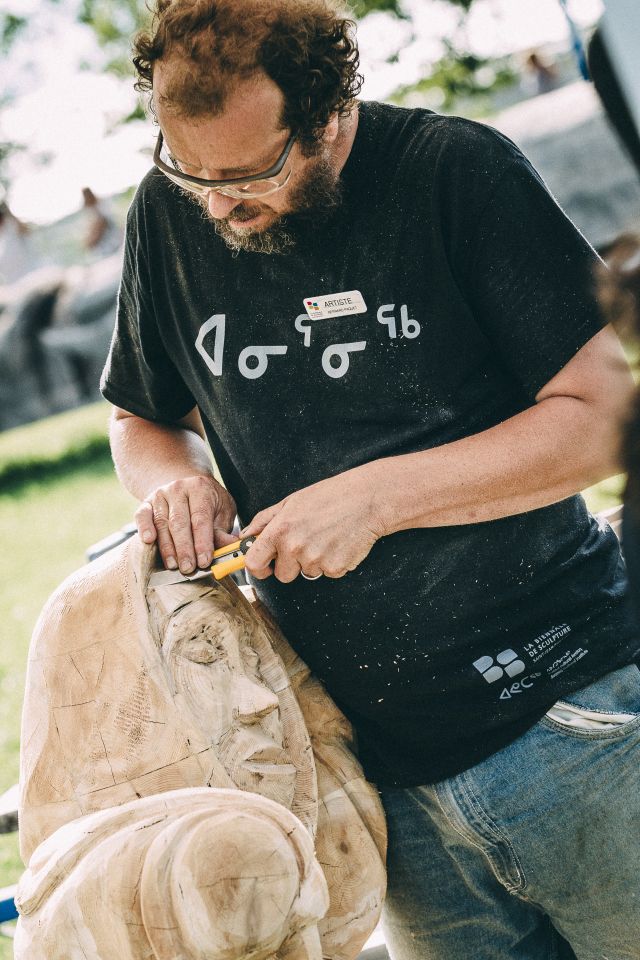 Photo Jean-Sébastien Veilleux, 2016, coll. Biennale de sculpture. 