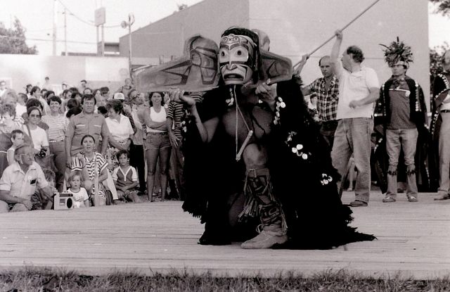 Photo inconnue, 1984, coll. Est-Nord-Est, résidence d'artistes.